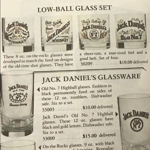 Jack Daniel’s Master Distiller Tennessee Whiskey 8 Ounce Glasses Tumblers Set 2 - Picture 5 of 9
